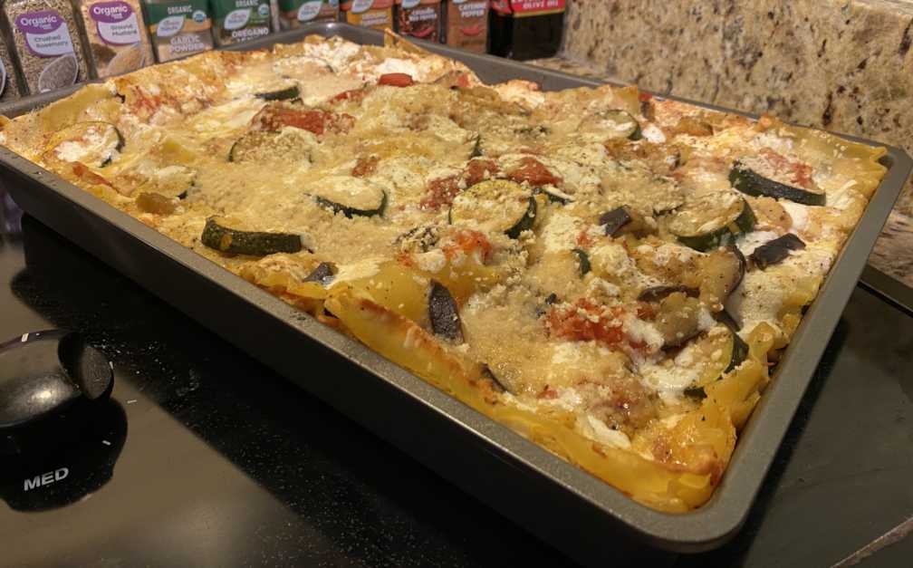 vegetable lasagna.