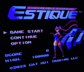 The title screen for Changeable Guardian Estique.