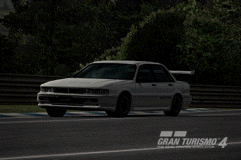 The Mitsubishi Galant VR-4 in Gran Turismo 4.