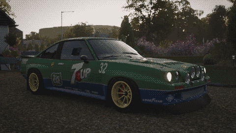 The Opel Manta 400 in Forza Horizon 4.